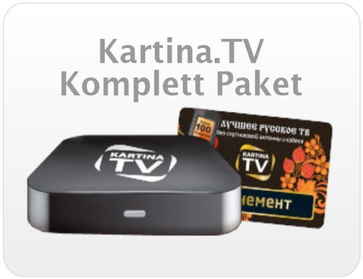 Kartina.TV Premium Abonnement mit Set Top Box